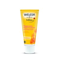   Weleda bio körömvirágos natúr babakrém arcra, testre 75 ml