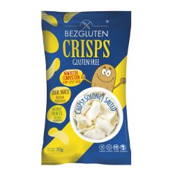 Bezgluten gluténmentes chips sós 70 g