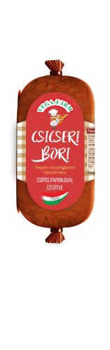 Vega Farm csicseri bori füstölt vegan csicseriborsó készitmény csípős paprikával 250 g