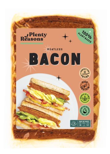 Plenty Reasons meatless vegán bacon jellegű készítmény 150 g