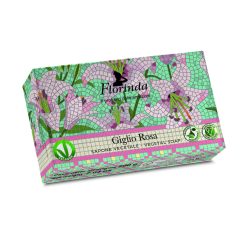 Florinda szappan mozaik rózsaszín liliom 200 g