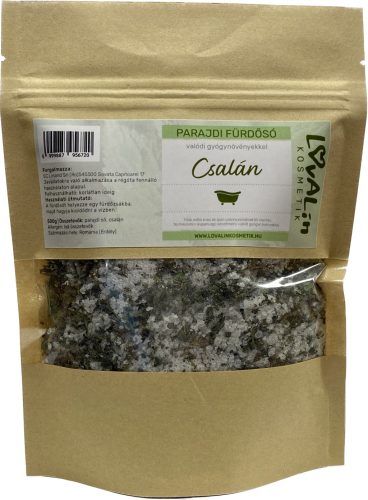 Lovalin parajdi fürdősó valódi gyógynövénnyel csalánnal 500 g