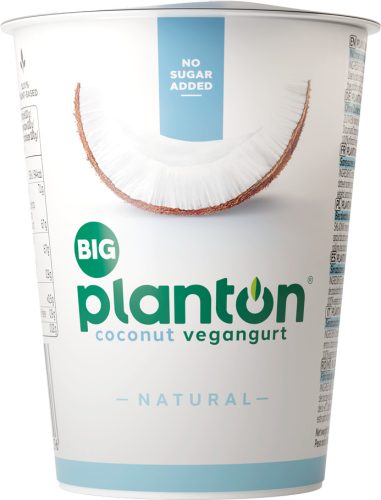 Planton big kókuszos vegángurt natúr 400 g