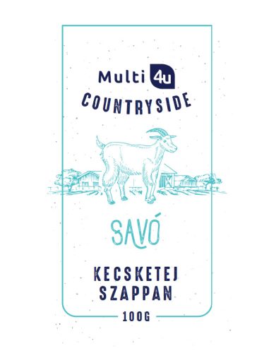 Multi 4u countryside kecsketej szappan savó 100 g