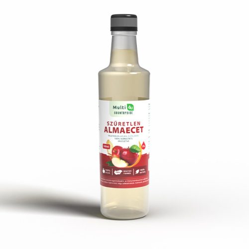 Multi 4u countryside szűretlen almaecet 500 ml