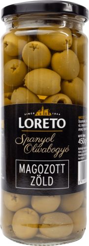 Loreto queen zöld magozott olívabogyó 227 g